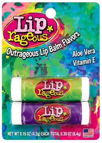 Lip-rageous two-pack fruit lip balm