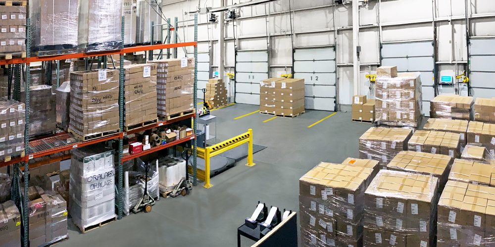 Shipping bays at OraLabs