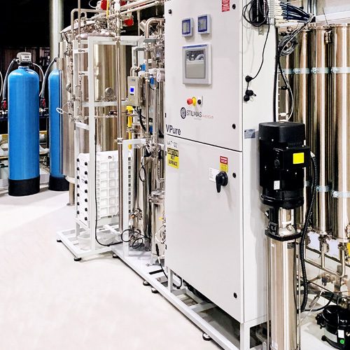 USP purified water system at OraLabs