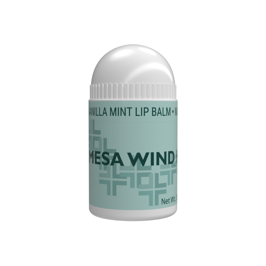 Lip Balm Bullet with Custom Label shown with a custom label