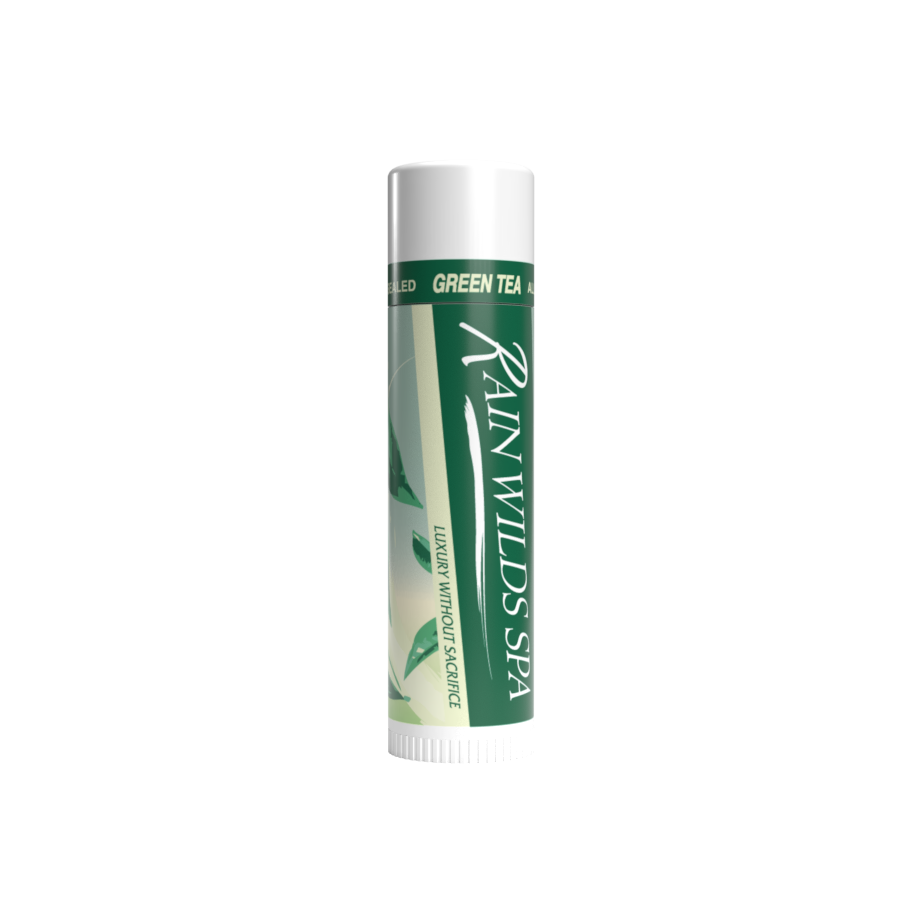 Natural Beeswax Lip Balm with Custom Label shown with a custom label