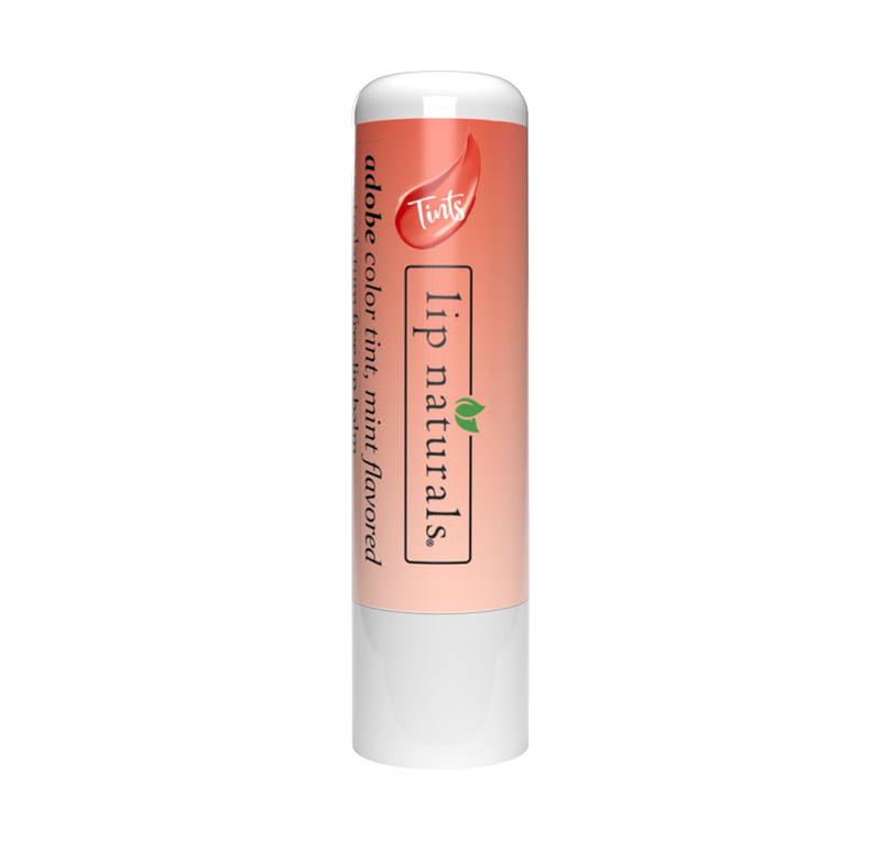 Tinted Peppermint Lip Balms shown with a custom label